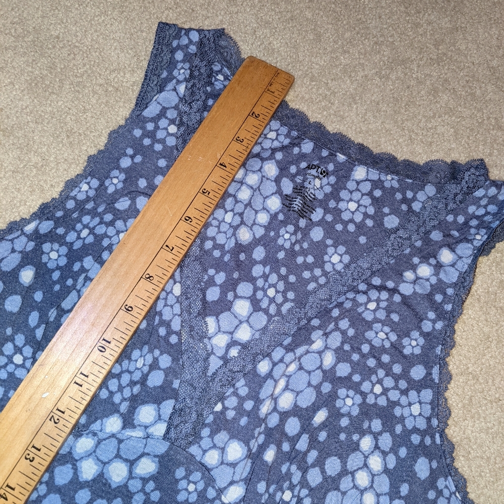 Apt. 9 intimates v-neck mini nightgown or long night sleeveless top - Picture 6 of 10